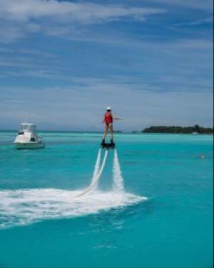 Flyboarding Experience at Holiday Inn Resort Maldives