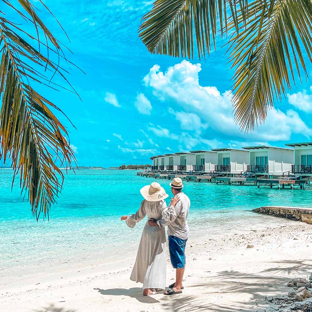 Couple Staring at the Beach in Holiday Inn Resorts Maldives