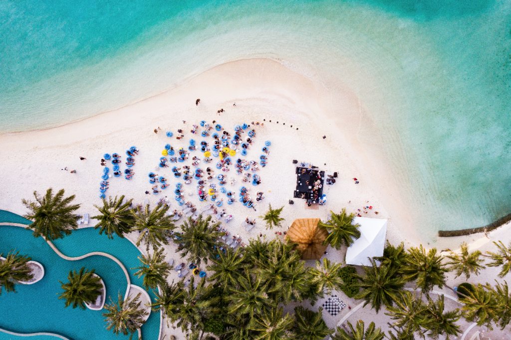 Holiday Inn Resort Maldives Sunset Deck Aerial View
