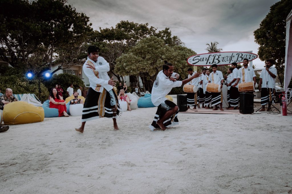 Cultural Performance by the Beach at Holiday Inn Resort Maldives