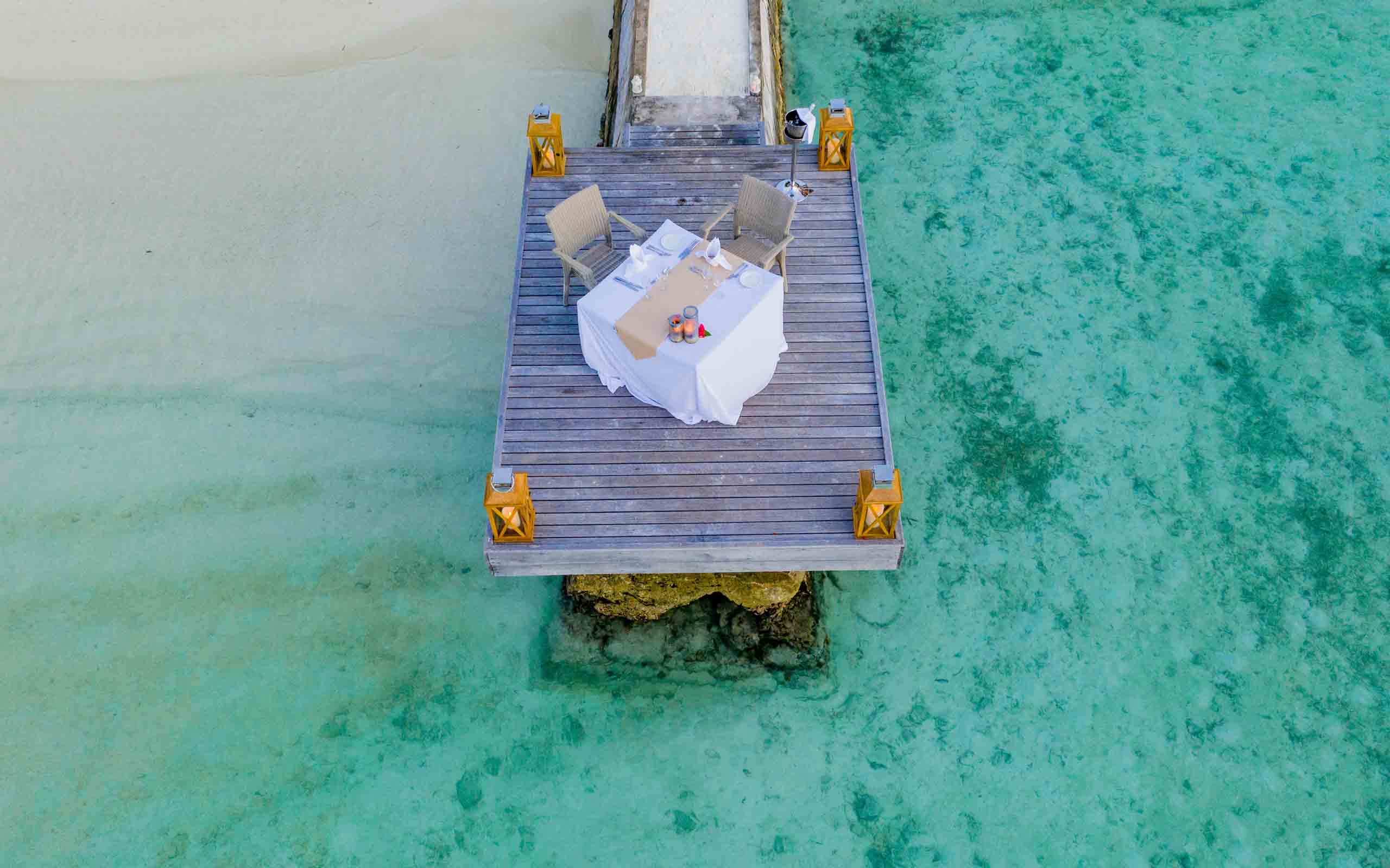 Private Dinner by the Beach at Holiday Inn Resort Maldives